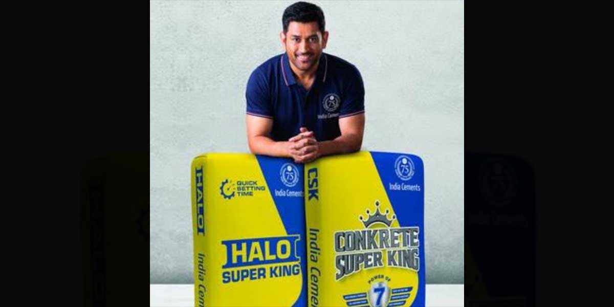dhoni cement